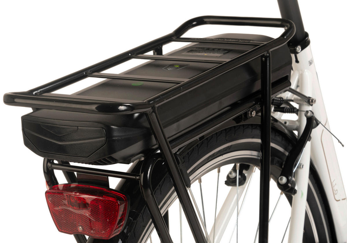 Hollandia City E-Bike Lido 333E 28 Zoll Rahmenhöhe 49 cm 7 Gänge weiß weiß ca. 250 W ca. 36 V ca. 28 Zoll Lido - weiß - Hollandia
