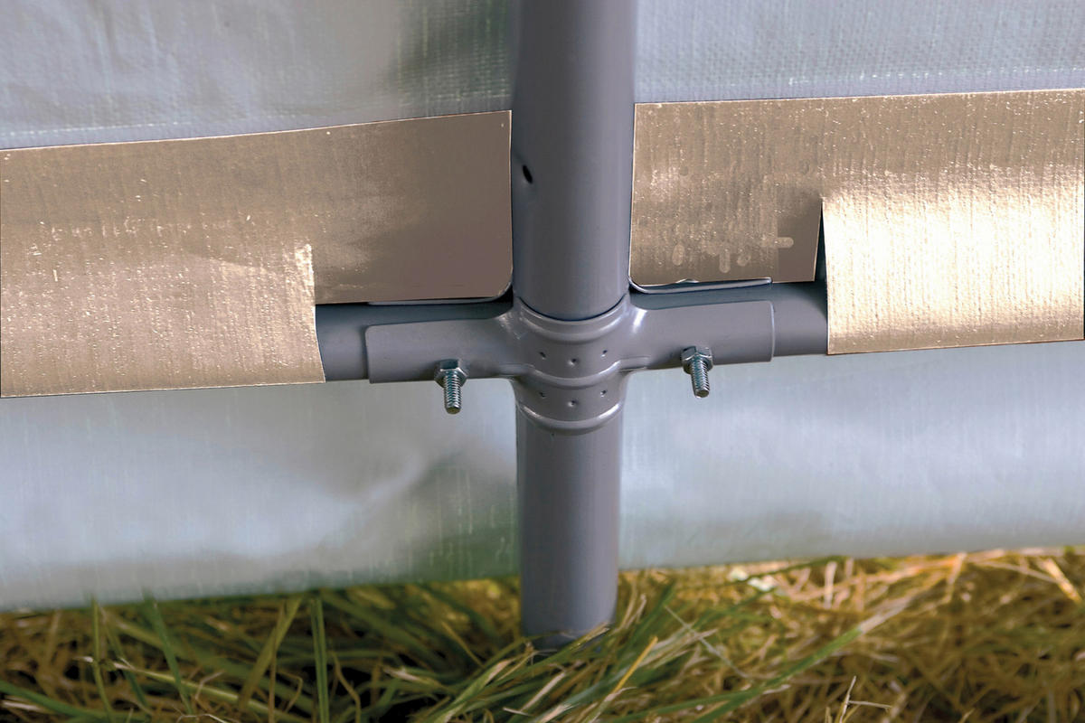 ShelterLogic Gewächshaus 5,76m² B/H/L: ca. 240x240x240 cm 5,76m² - weiß (240,00/240,00/240,00cm) - ShelterLogic