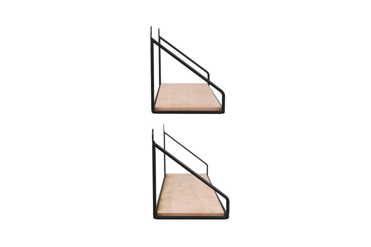Wandregal Sabrina schwarz B/H/T: ca. 30x13x11 cm Sabrina - schwarz (30,00/13,00/11,00cm)