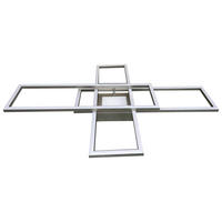 POCOline LED-Deckenleuchte silber Metall Kunststoff B/H/L: ca. 69,4x11,5x99,2 cm LED-Deckenleuchte_Yara - silber (99,20/69,40/11,50cm) - POCOline