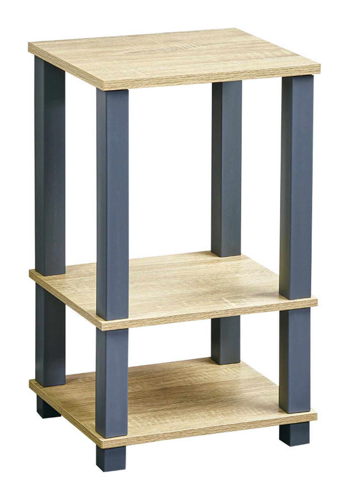 Kesper Regal grau Spanplatte B/H/L: ca. 29x58,5x34 cm Regal - grau (34,00/29,00/58,50cm) - Kesper