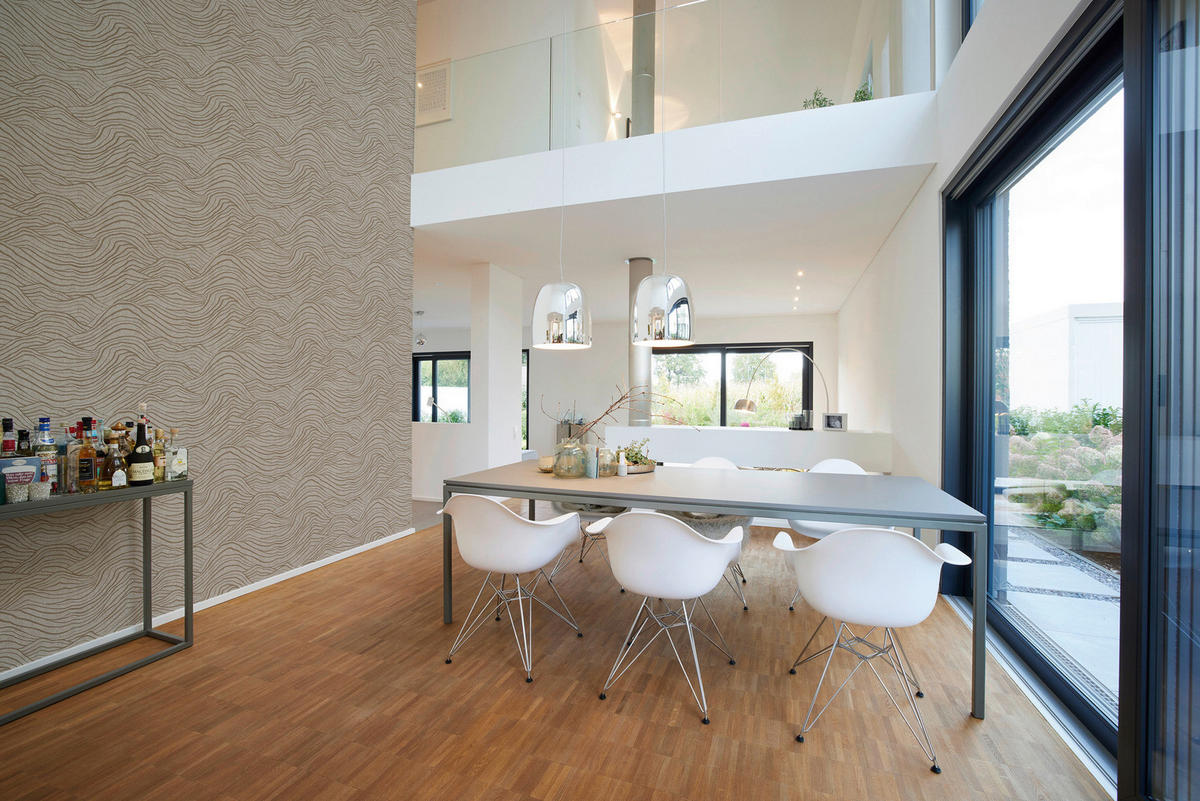 A.S.Création Vliestapete beige grau gold B/H/D: ca. 53x1005x8,4 cm Vliestapete - beige/gold (8,40/1005,00cm) - A.S.Creation