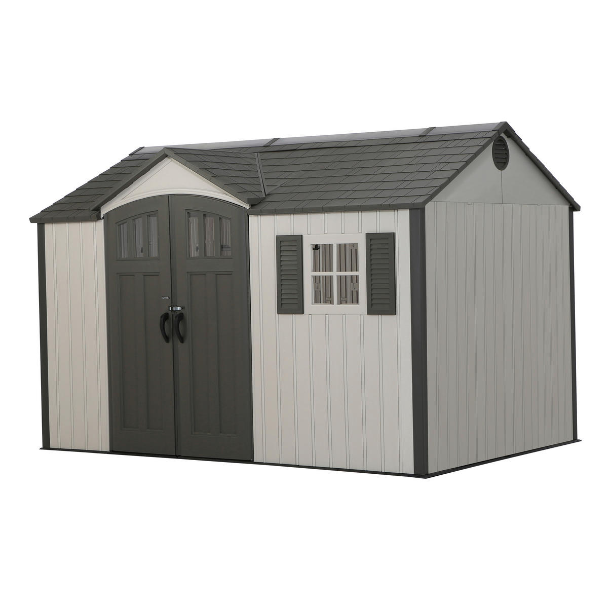 Lifetime Gerätehaus Texas hellgrau B/H/L: ca. 381x243,84x243,84 cm Texas - hellgrau (243,84/381,00/243,84cm) - Lifetime