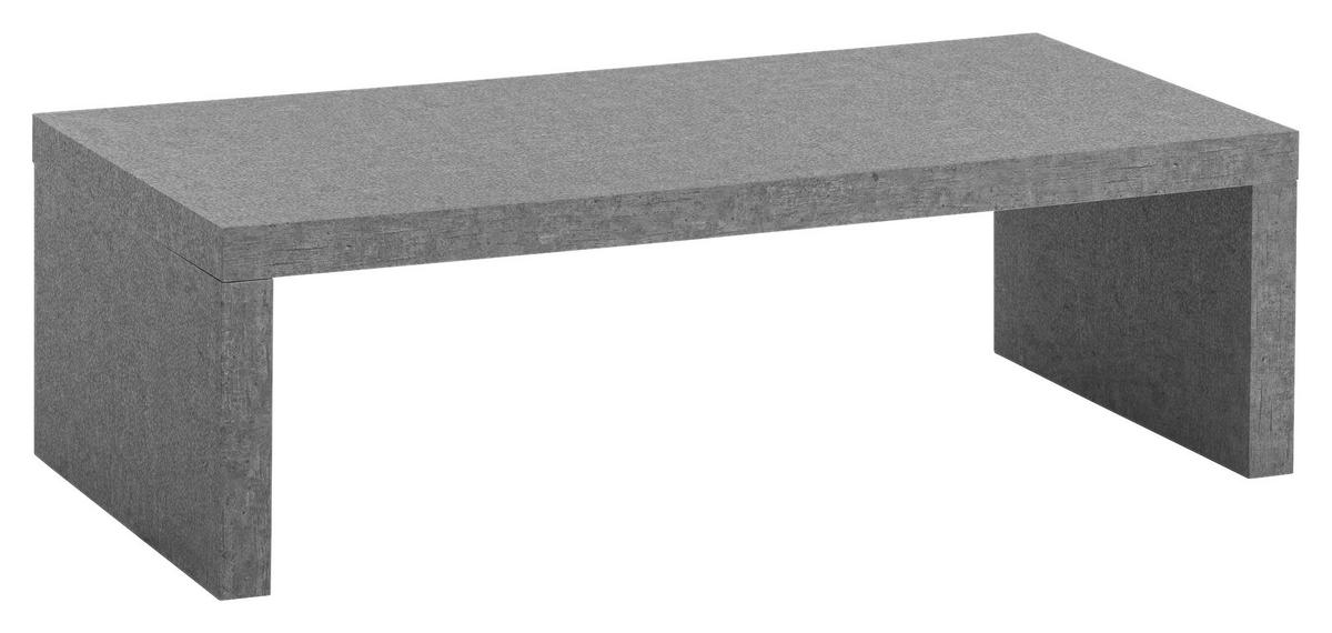 Couchtisch Beton Optik B/H/T: ca. 110x35x55 cm Couchtisch - Beton (110,00/35,00/55,00cm) - Wohnling
