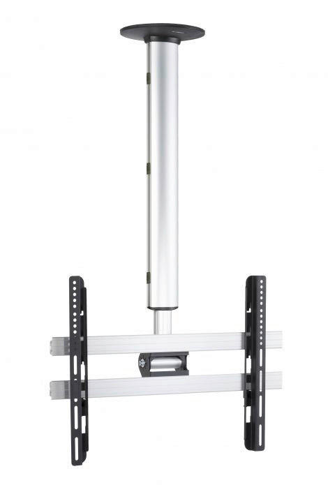 VCM Deckenhalterung TV-Deckenhalterung silber schwarz TV-Deckenhalterung CM4 - schwarz/silber - VCM