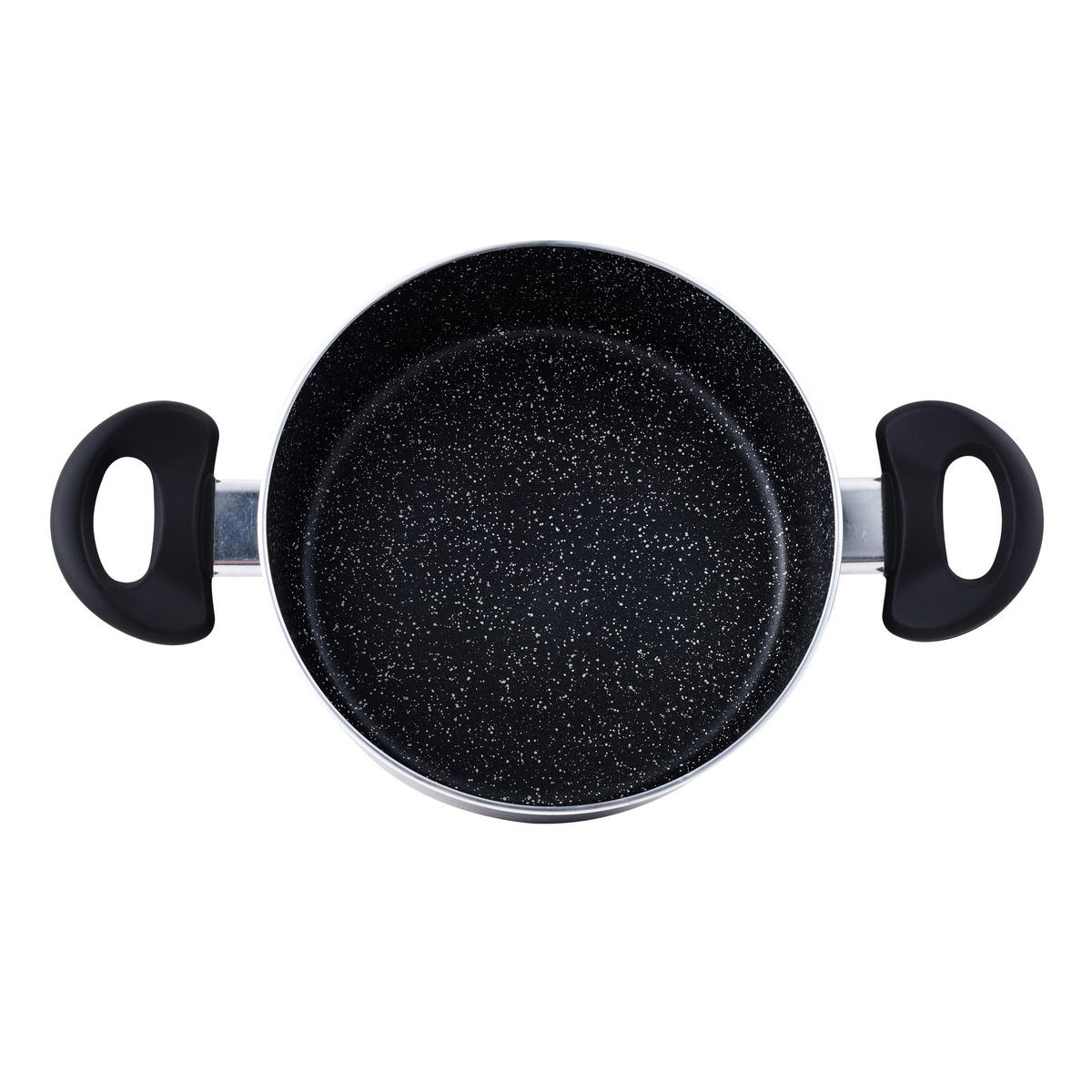 SAN IGNACIO Kochgeschirrset Soria schwarz Aluminium 4 tlg. Soria - schwarz - SAN IGNACIO