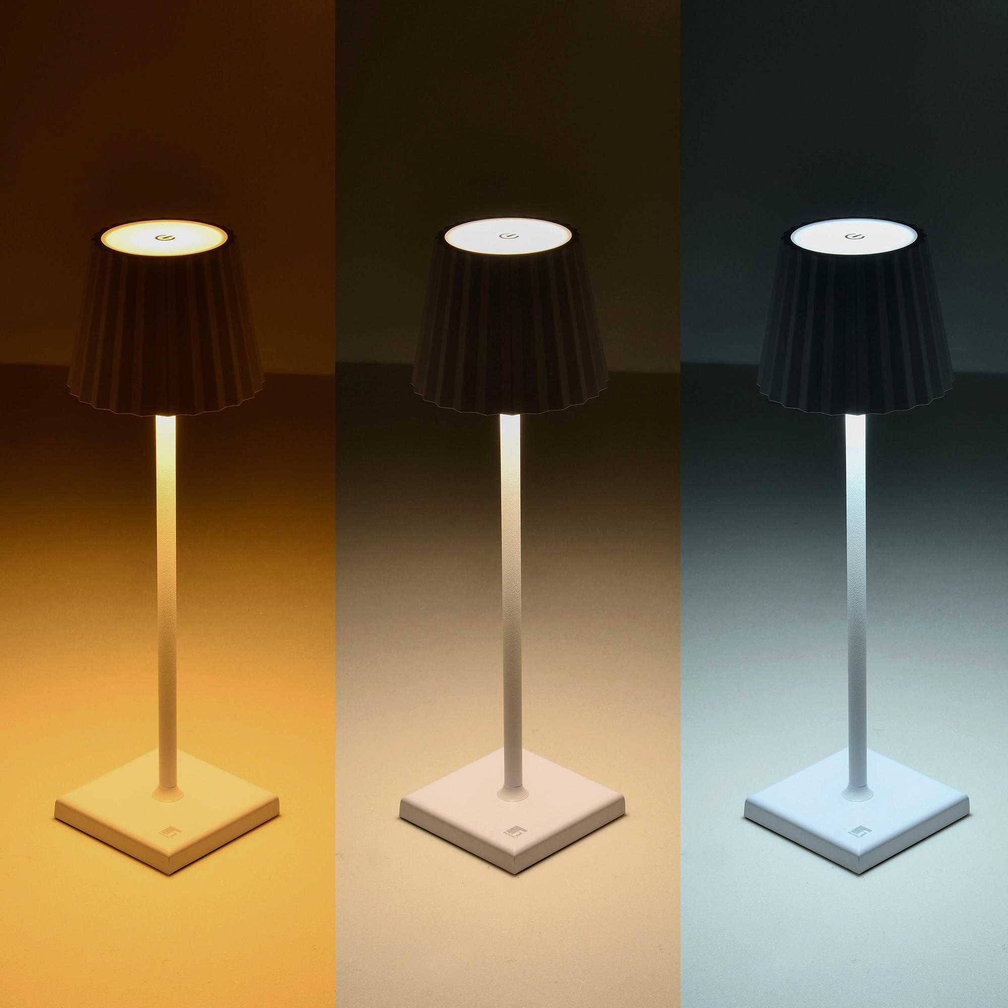 BERGNER LED-Tischleuchte schwarz B/H: ca. 11,6x38 cm CHARCOAL - schwarz (11,60/38,00cm) - BERGNER