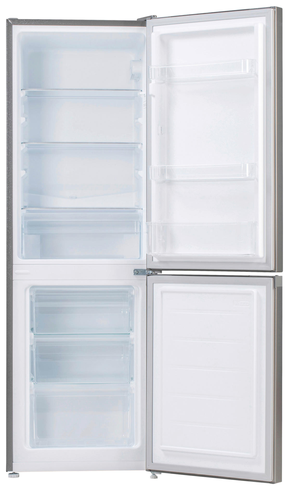 POCOline Kühl-/Gefrierkombination KGK 144-157 CIX Inox B/H/T: ca. 47x144x50 cm Kühl-/Gefrierkombi KGK 144-157 CIX - Inox (47,00/144,00/50,00cm) - POCOline