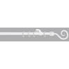 Stilgarnituren Kringel weiß Metall D: ca. 1,6 cm ausziehbar von ca. 130 bis 240 cm 1.0 Läufe Kringel - weiß (1,60cm) - POCOline