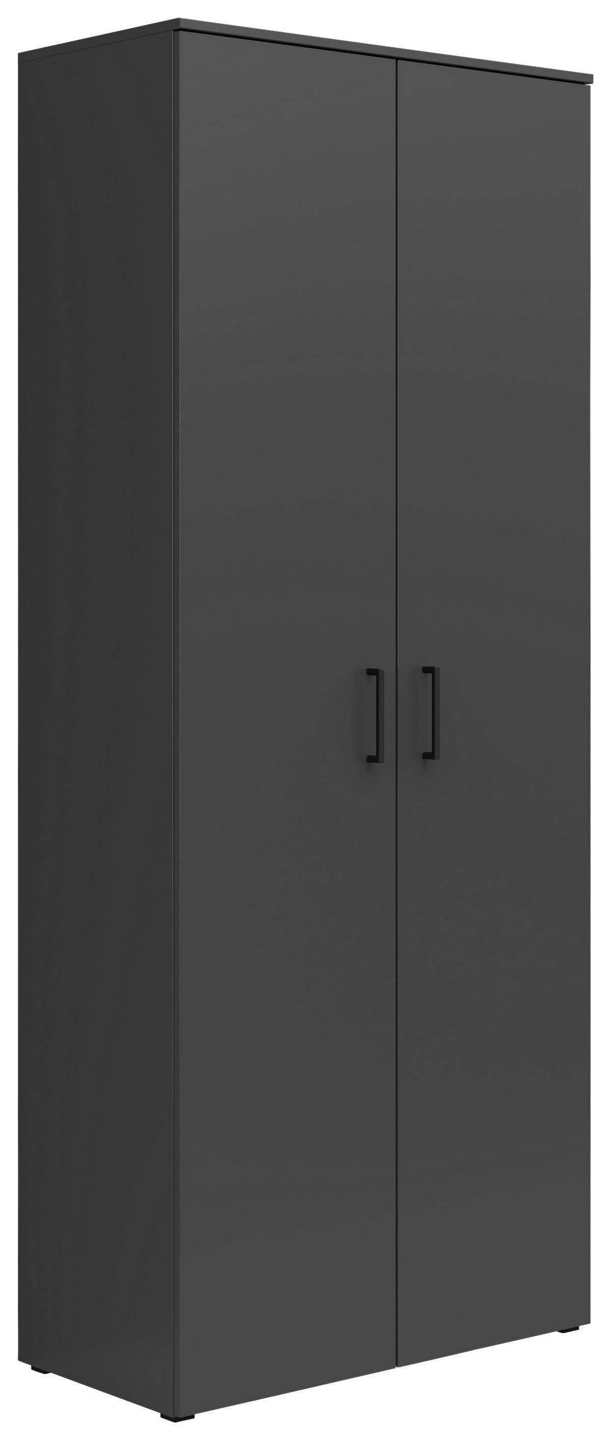Schrank Multi-Stauraum Typ 38 anthrazit B/H/T: ca. 80x195x40 cm Multi-Stauraum Typ 38 - anthrazit (80,00/195,00/40,00cm)