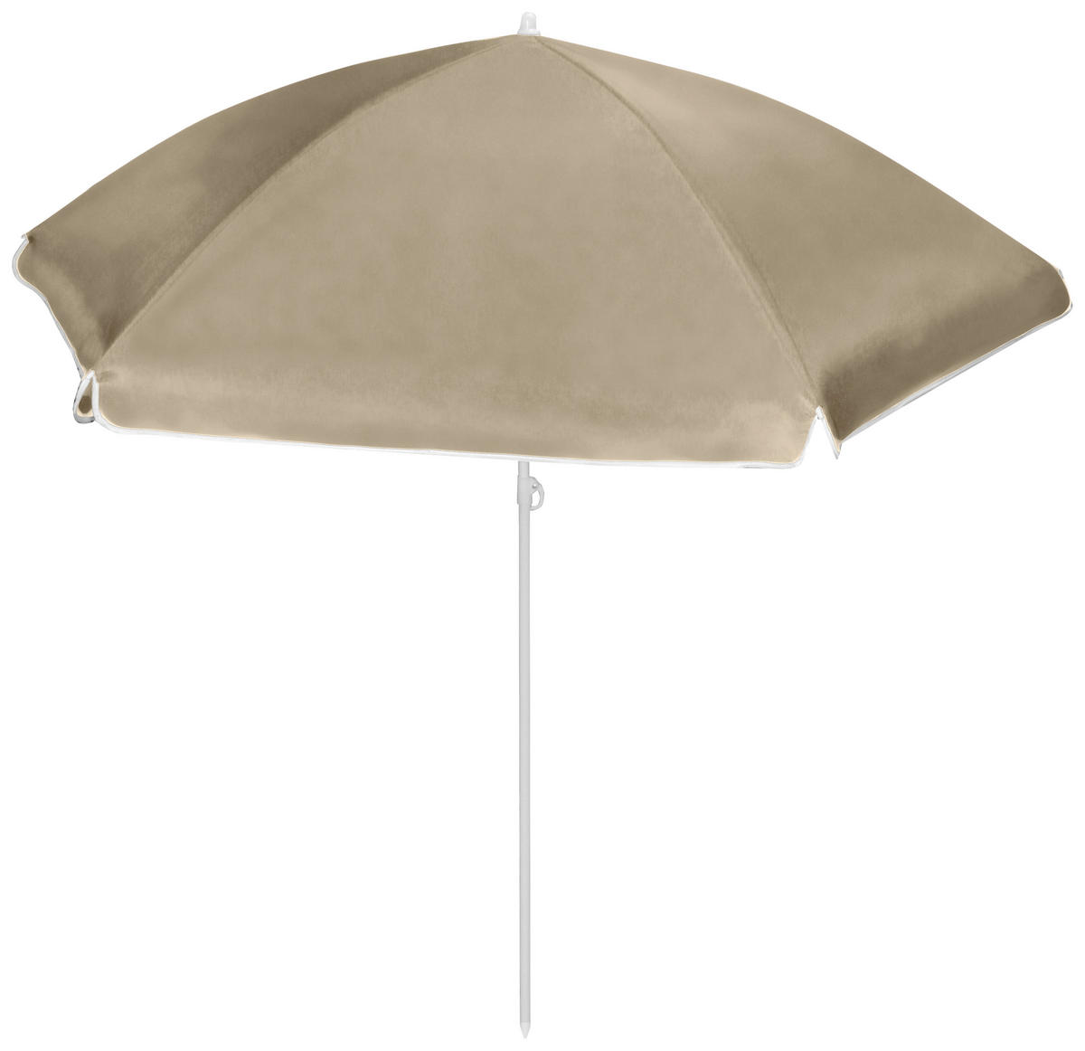 POCOline Sonnenschirm taupe Stahl D: ca. 200 cm Sonnenschirm - taupe (200,00cm) - POCOline