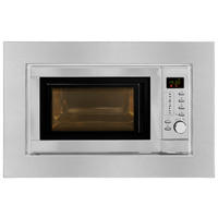 exquisit Einbaumikrowelle EMW 19-7 G Inox Inox B/H/T: ca. 45,2x29x33,5 cm EMW 19-7 G - Inox (45,20/29,00/33,50cm) - exquisit