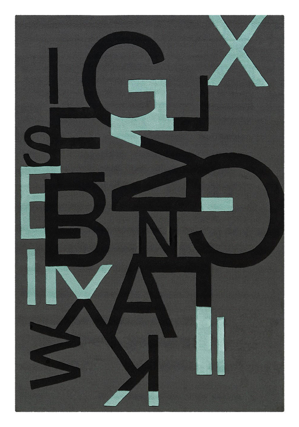 Arte Espina Kurzflorteppich Sam 4161 schwarz B/L: ca. 140x200 cm Sam 4161 - schwarz/grau (140,00/200,00cm) - Arte Espina