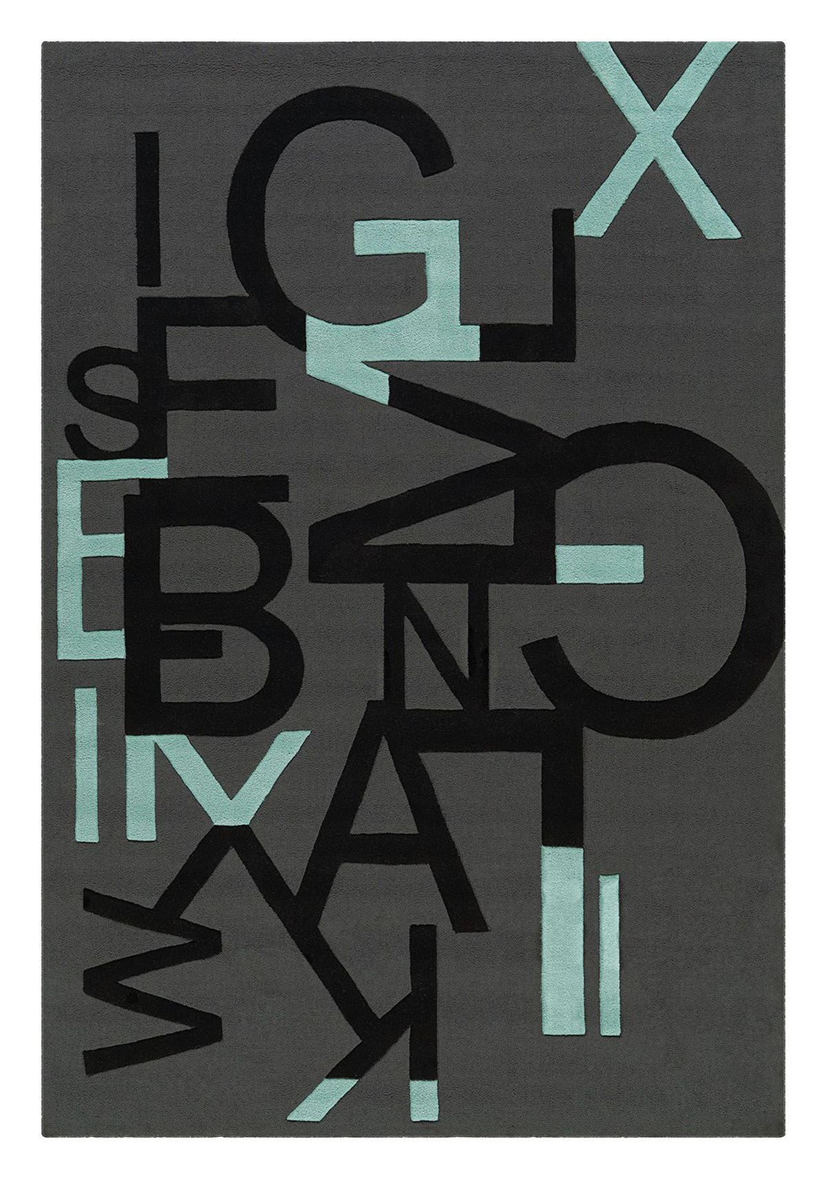 Arte Espina Kurzflorteppich Sam 4161 schwarz B/L: ca. 140x200 cm Sam 4161 - schwarz/grau (140,00/200,00cm) - Arte Espina