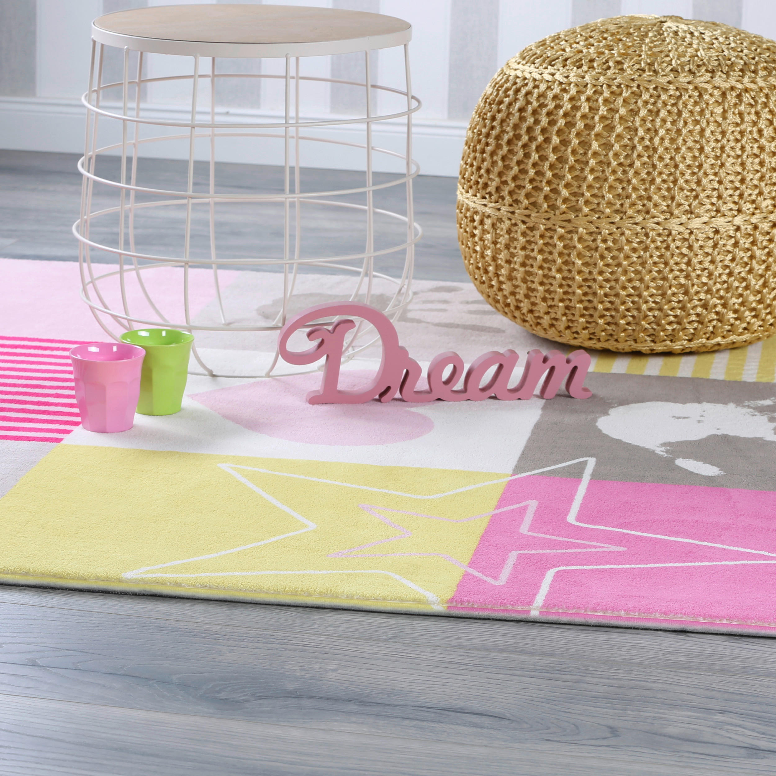 Obsession Teppich My Childhood pink B/L: ca. 160x230 cm My Childhood - pink (160,00/230,00cm) - Obsession
