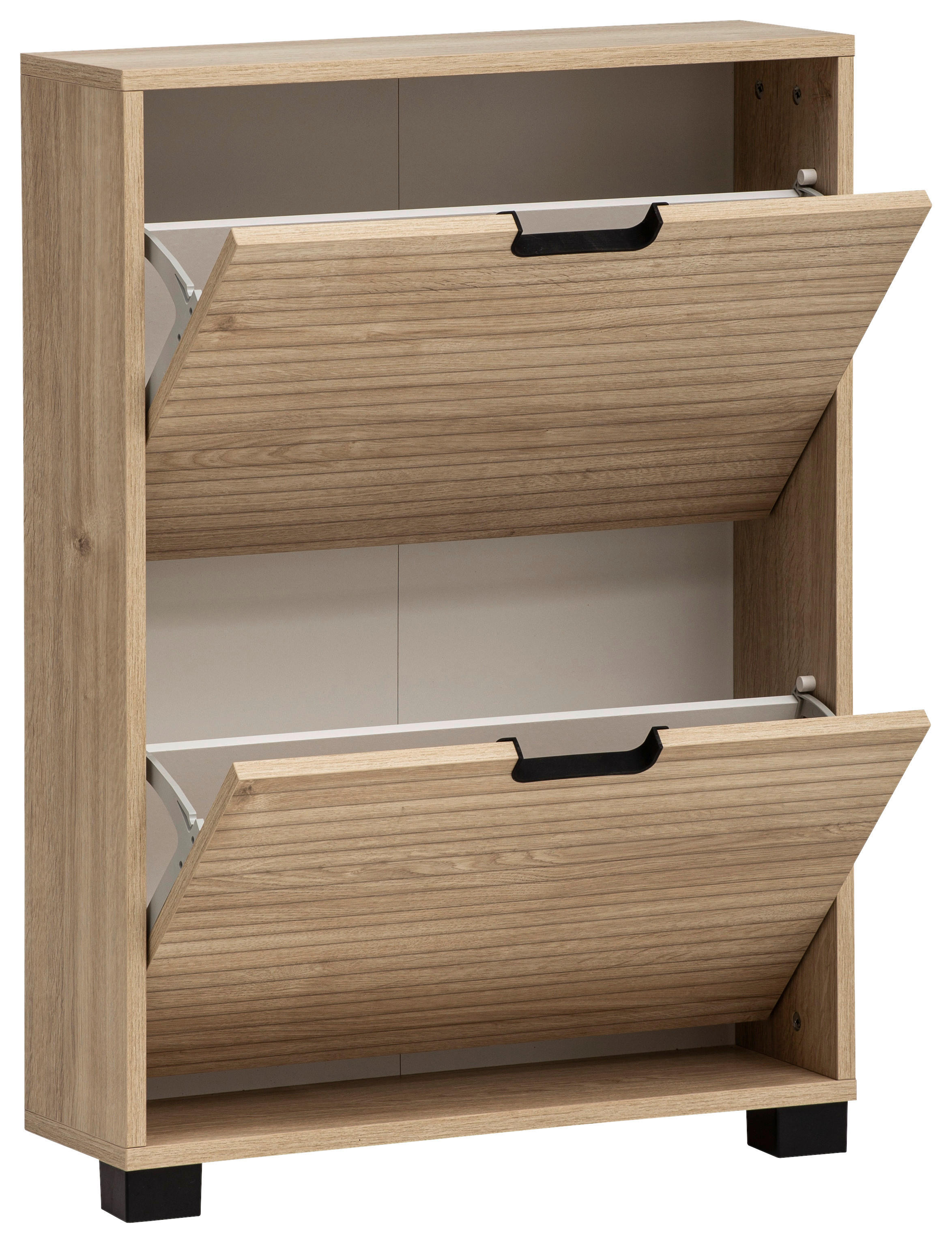 Schuhkipper Emmik Eiche Eiche weiß Nachbildung B/H/T: ca. 59,8x85,2x19,55 cm Emmik - Eiche (59,80/85,20/19,55cm) - Möbelpartner
