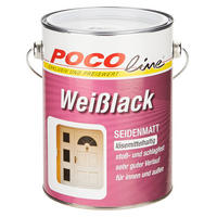 POCOline Weißlack weiß seidenmatt ca. 2,5 l Weißlack 2,5l (LH) - weiß (2,50l) - POCOline