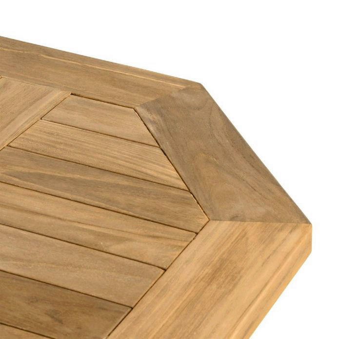VCM Balkontisch braun Teakholz H/D: ca. 75x60 cm Balkontisch - braun (60,00/75,00cm) - VCM