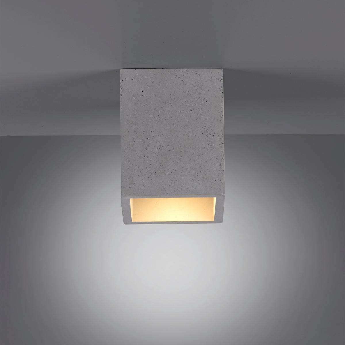 Paul Neuhaus Deckenleuchte ETON 6161-22 grau Eisen Beton B/H: ca. 11x14 cm GU10 1 Brennstellen ETON - grau (11,00/14,00cm) - Paul Neuhaus