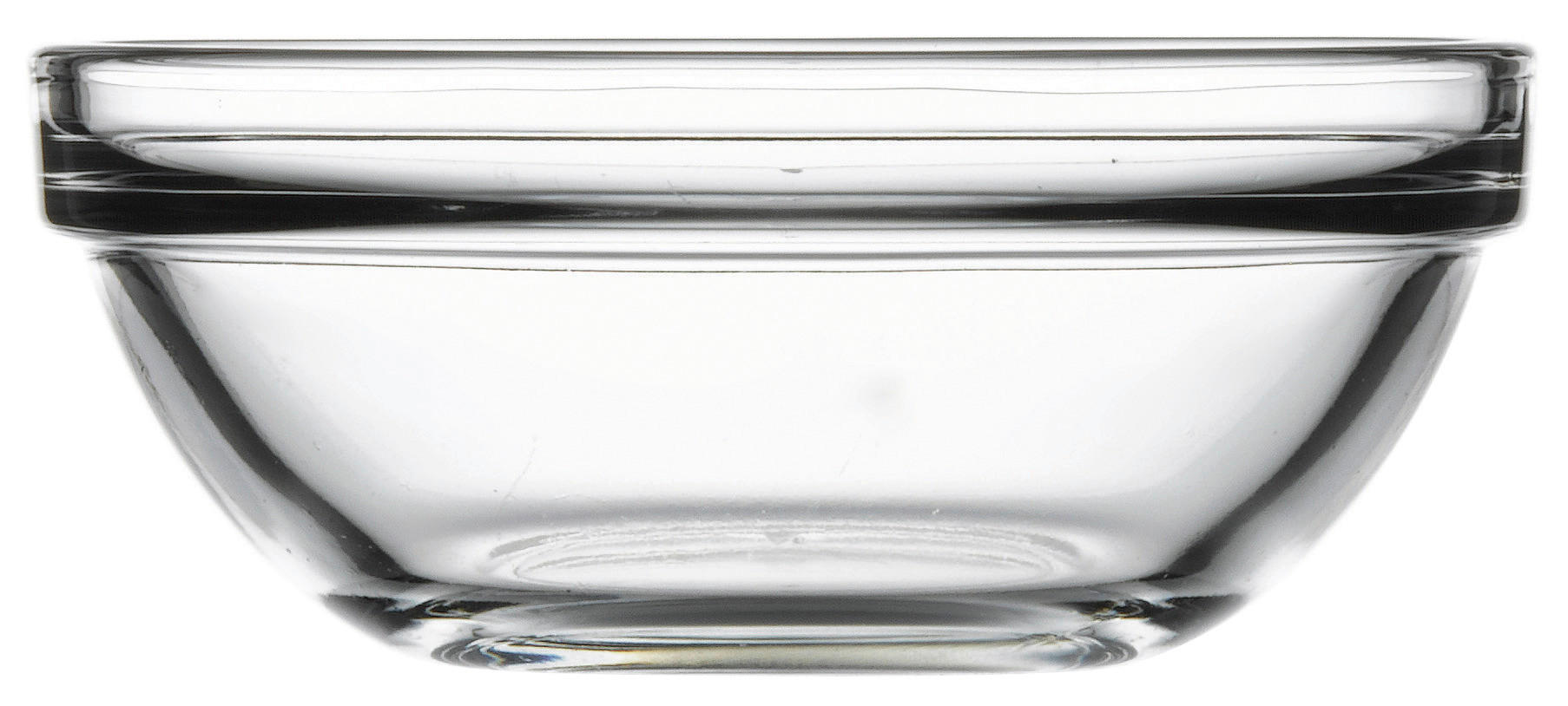 van Well Schale transparent Glas