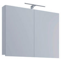 Spiegelschrank Badinos weiß B/H/T: ca. 80x62x12 cm Badinos - weiß (80,00/62,00/12,00cm) - VCM Möbel