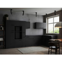 Winkelküche Oliver B/H/T: ca. 370x205x172 cm Oliver - granit/grau (370,00/205,00/172,00cm) - Respekta