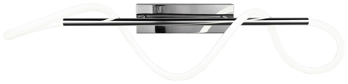 Reality LED-Deckenleuchte R62361106 Argos weiß Chrom Acryl Metall B/H/T: ca. 105x30x34 cm 1 Brennstellen Argos - weiß/Chrom (105,00/30,00/34,00cm) - Reality