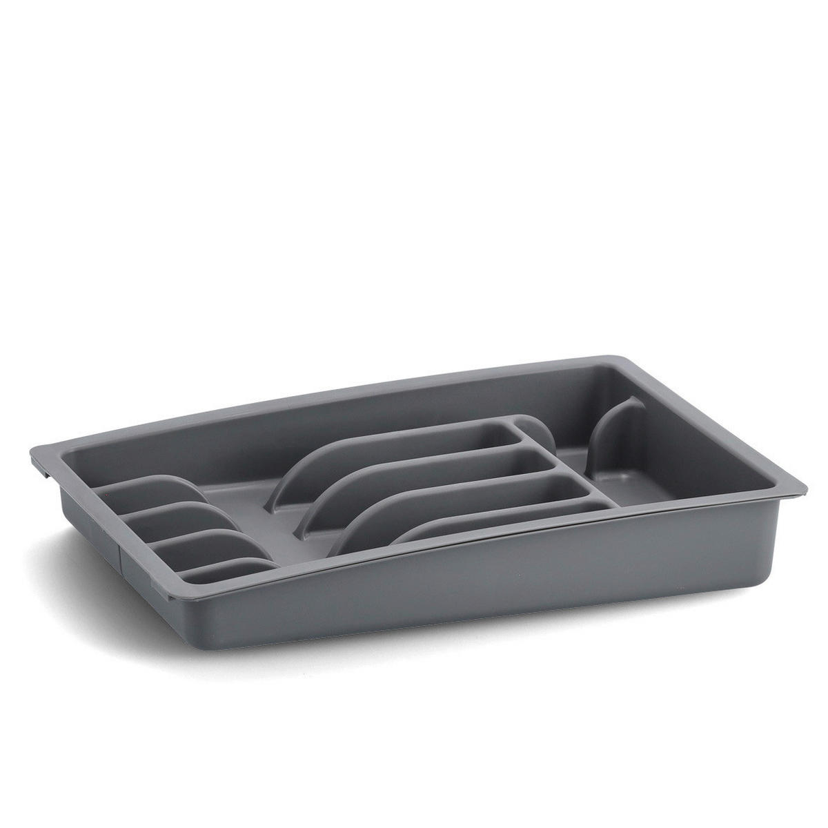Zeller Besteckkasten ausziehbar grau B/H/L: ca. 38x7x48 cm Besteckkasten_ausziehbar - grau (48,00/38,00/7,00cm) - Zeller