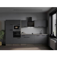 Küchenblock Oliver B/H/T: ca. 340x205x60 cm Oliver - Eiche/grau (340,00/205,00/60,00cm) - Respekta