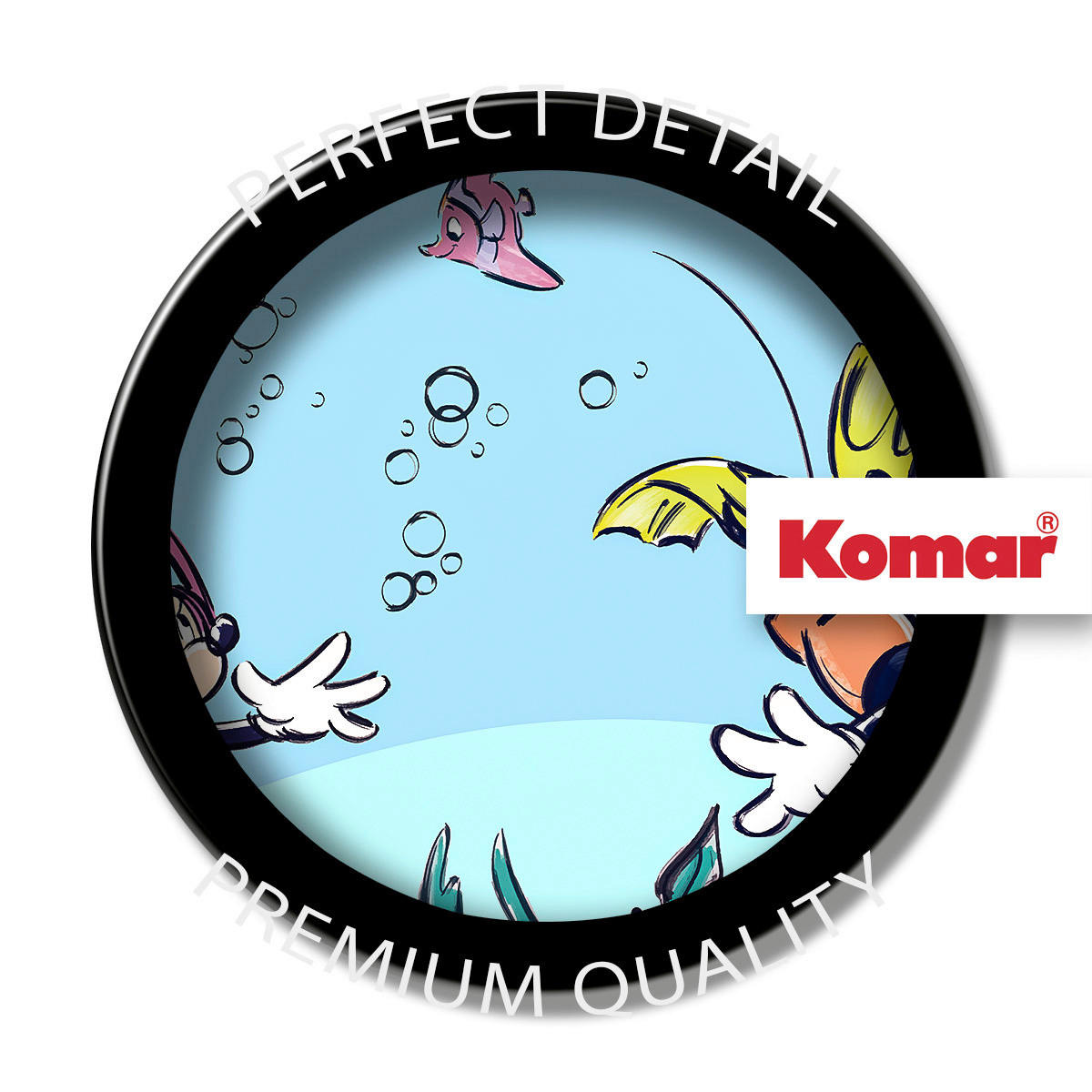Komar Fototapete Mickey & Minnie Coral Reef B/L: ca. 300x250 cm Mickey & Minnie Coral Reef - (300,00/250,00cm) - Komar