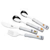 JUSTINUS Besteckset silber Edelstahl 4 tlg. Kinderbesteck_4tlg. - silber - JUSTINUS