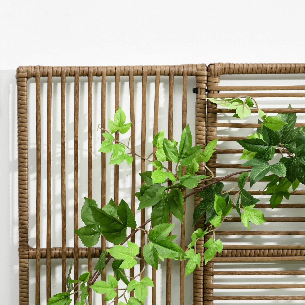 Outsunny Blumenkasten sand Polyrattan B/H/L: ca. 103x29x103 cm Blumenkasten - sand (103,00/103,00/29,00cm) - Outsunny