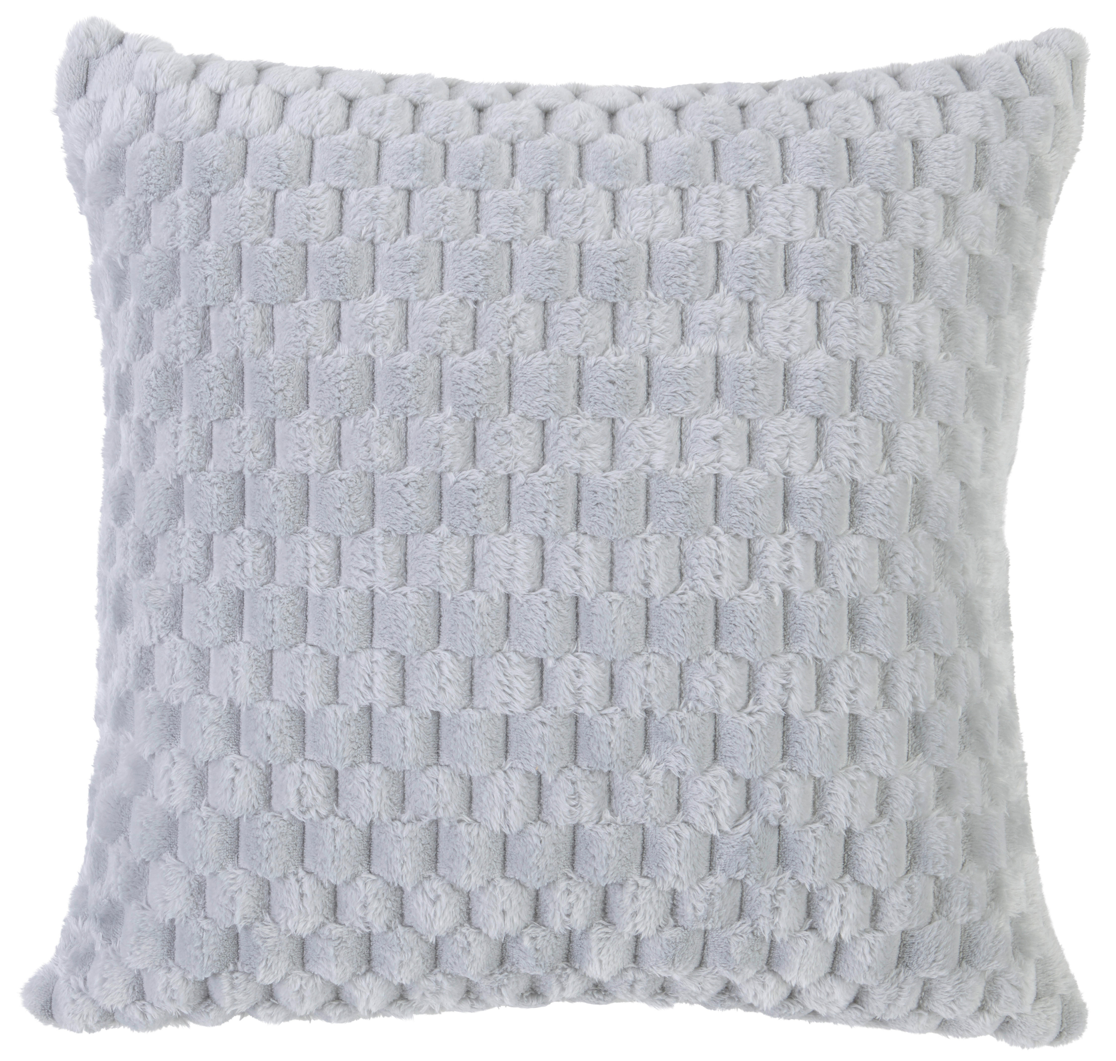 Dekokissen Wabe Wabe - silber (45,00/45,00cm) - POCOline