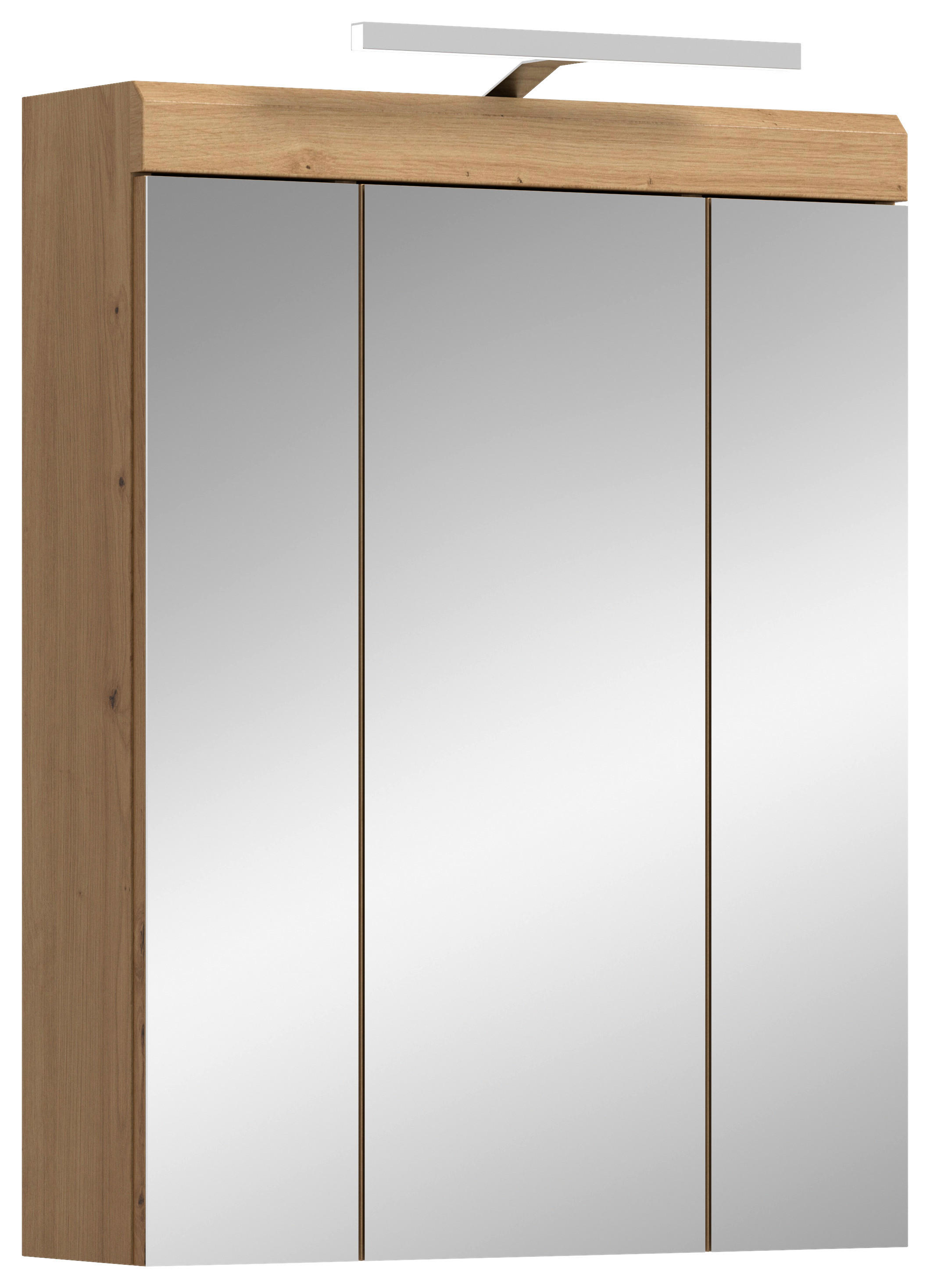Spiegelschrank Scout Eiche Artisan Nachbildung salbei Nachbildung B/H/T: ca. 60x79x37 cm Scout - Eiche/salbei (60,00/79,00/37,00cm) - xonox.home