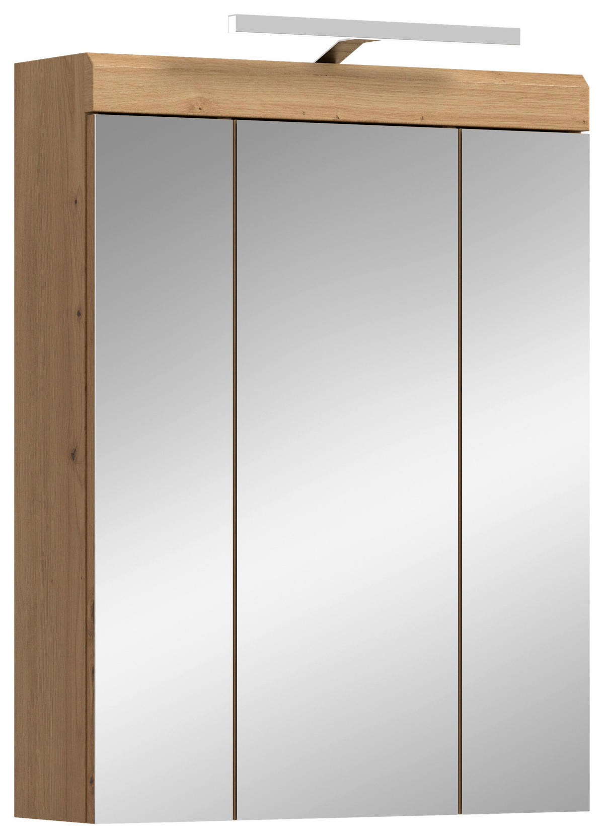 Spiegelschrank Scout Eiche Artisan Nachbildung salbei Nachbildung B/H/T: ca. 60x79x37 cm Scout - Eiche/salbei (60,00/79,00/37,00cm) - xonox.home