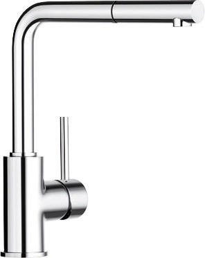 BLANCO Armatur Mila Chrom Chrom B/H/T: ca. 10,8x29,6x25,2 cm Mila - Chrom (10,80/29,60/25,20cm) - BLANCO