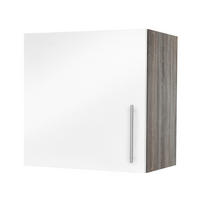 Hängeschrank Judith weiß Hochglanz B/H/T: ca. 50x64x35 cm Judith - weiß/silber (50,00/64,00/35,00cm) - Menke