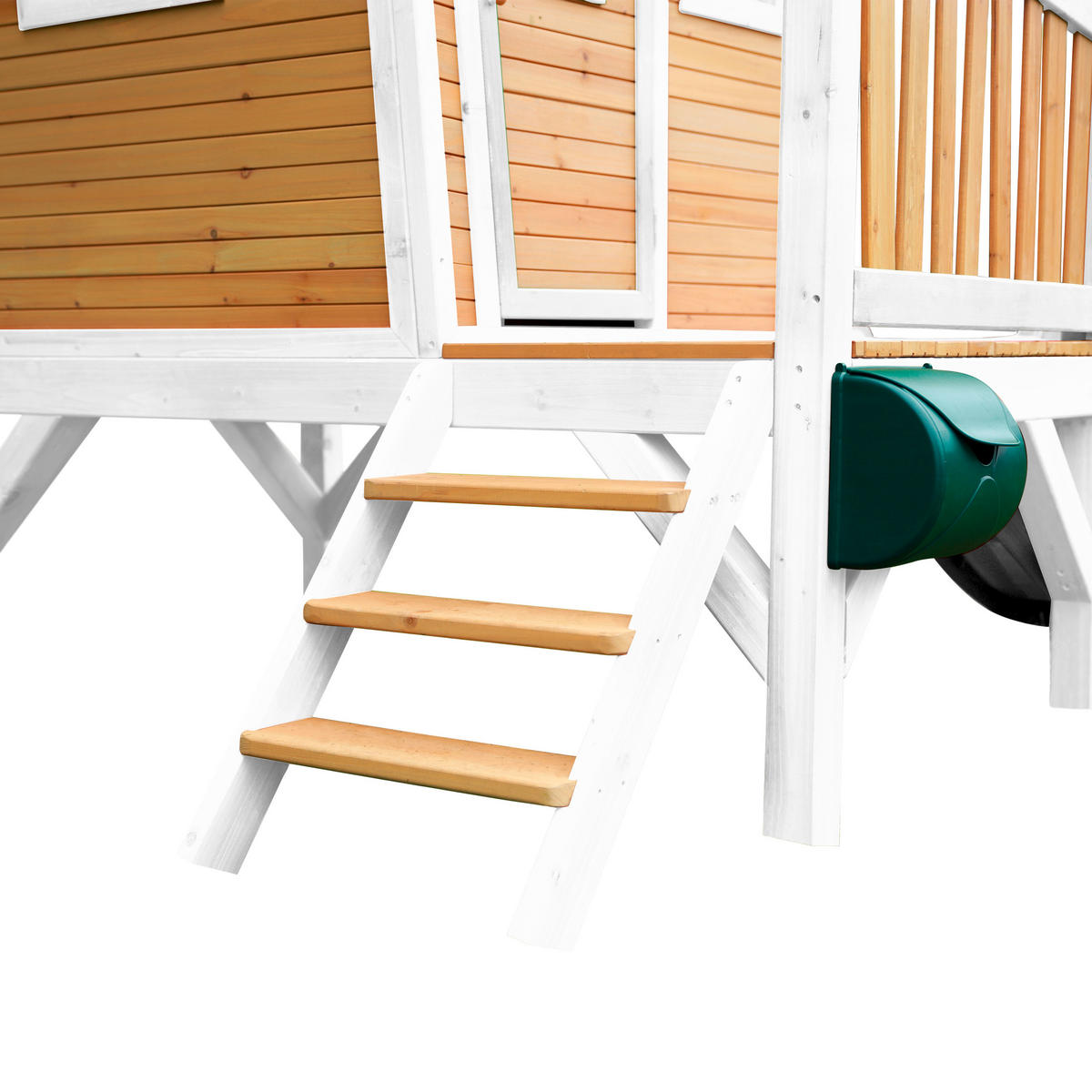 AXI Spielhaus Robin natur B/H/T: ca. 264x203x177 cm Robin - weiß/natur (264,00/203,00/177,00cm) - AXI