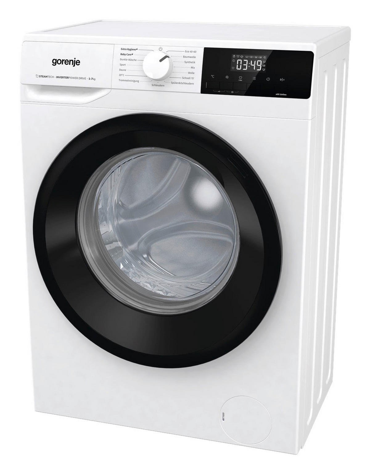 Gorenje Waschmaschine W1NHEI74SAPS/DE weiß B/H/T: ca. 60x85x47 cm ca. 7 kg Waschmaschine W1NHEI74SAPS/DE - weiß (60,00/85,00/47,00cm) - Gorenje