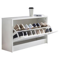 Schuhbank weiß B/H/T: ca. 80x47x24 cm Schuhbank - weiß (80,00/47,00/24,00cm) - Wohnling