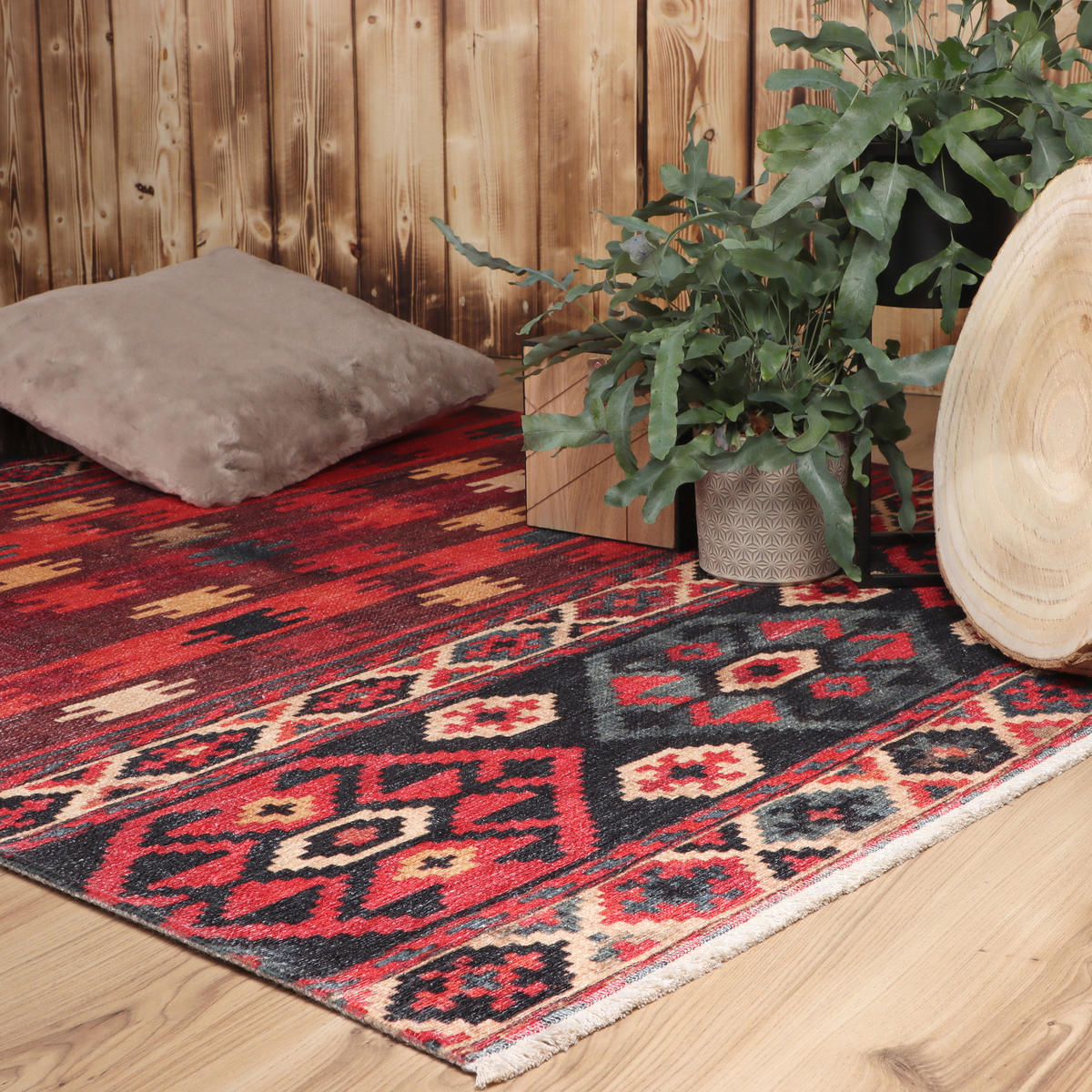 Obsession Teppich My Ethno mehrfarbig B/L: ca. 115x170 cm My Ethno - mehrfarbig (115,00/170,00cm) - Obsession