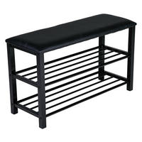 Axentia Sitzbank Sitzbank - schwarz (78,00/48,00/30,00cm) - Axentia