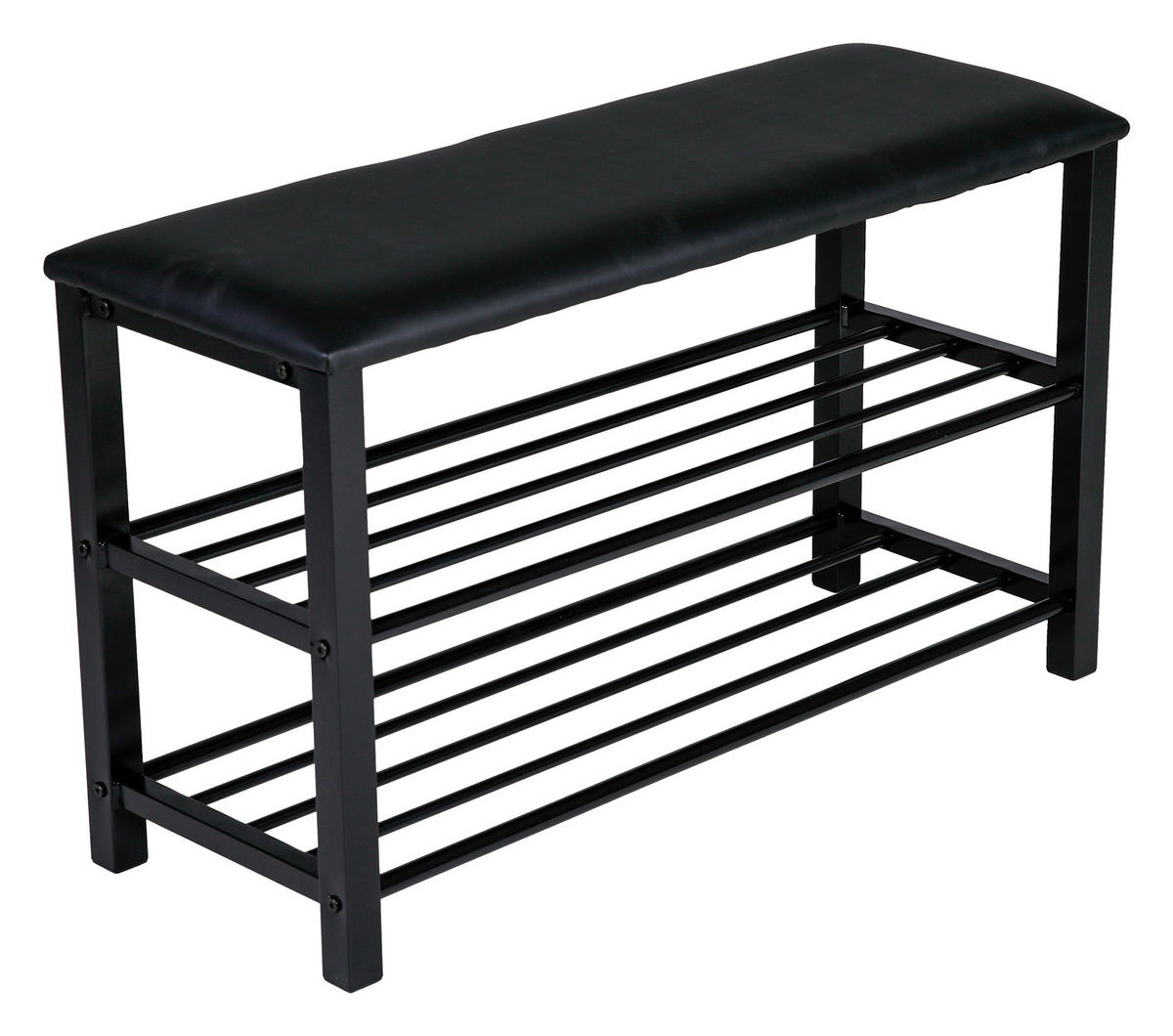 Axentia Sitzbank Sitzbank - schwarz (78,00/48,00/30,00cm) - Axentia