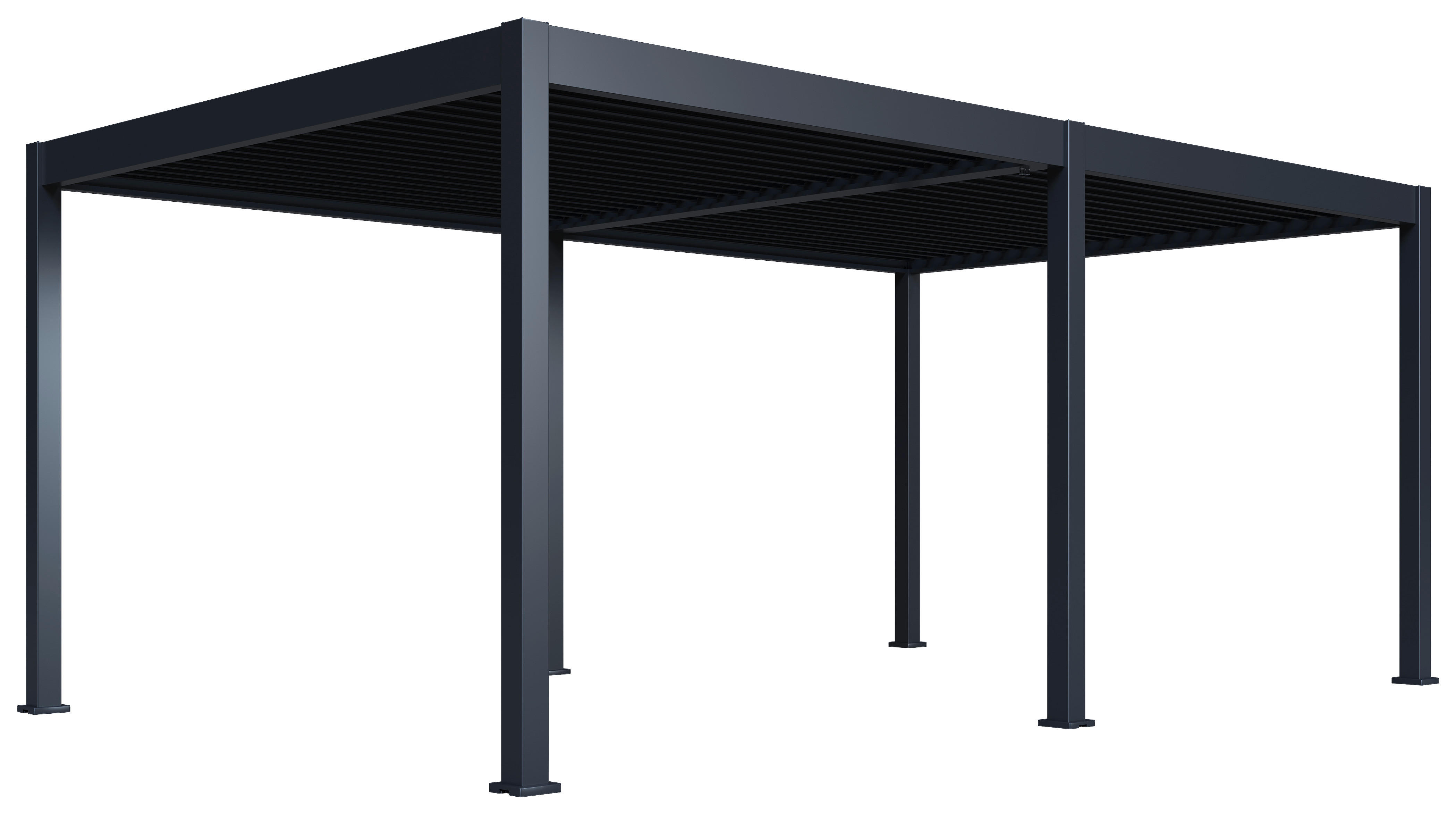 Paragon Outdoor Pergola Grand Tuscan anthrazit Aluminium B/H/L: ca. 599x256x370 cm Grand Tuscan - anthrazit (370,00/599,00/256,00cm) - Paragon Outdoor
