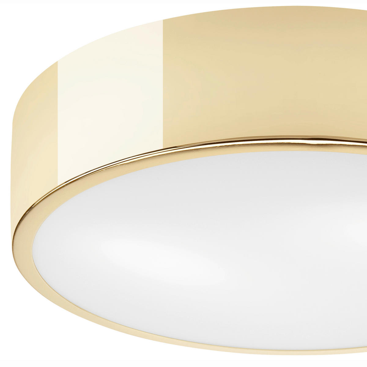 Lamkur Deckenleuchte DANTE 43937 gold Glas Stahl H/L: ca. 8x37 cm E27 2 Brennstellen Dante - gold (37,00cm) - Lamkur