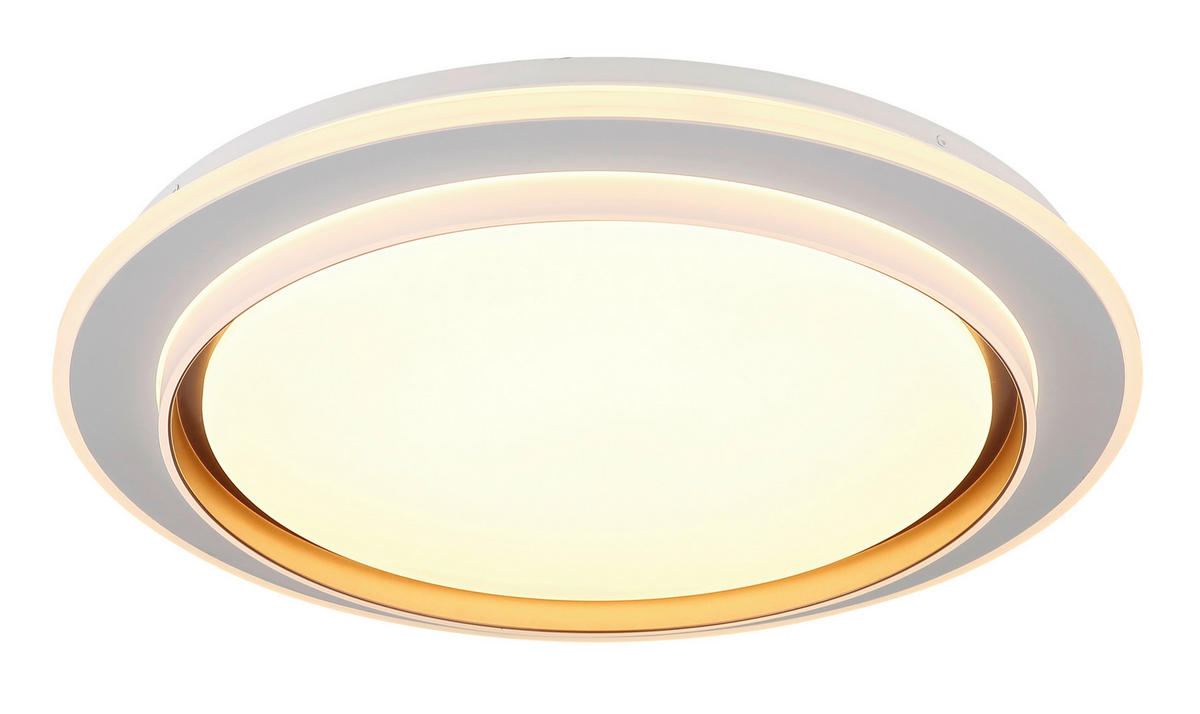 GLOBO Deckenventilator Deckenleuchte-Janice - weiß (49,50/7,50/49,00cm) - GLOBO