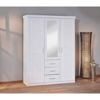 Kleiderschrank Geraldo weiß B/H/T: ca. 140x190x55 cm Geraldo - weiß (140,00/190,00/55,00cm) - Inter Link