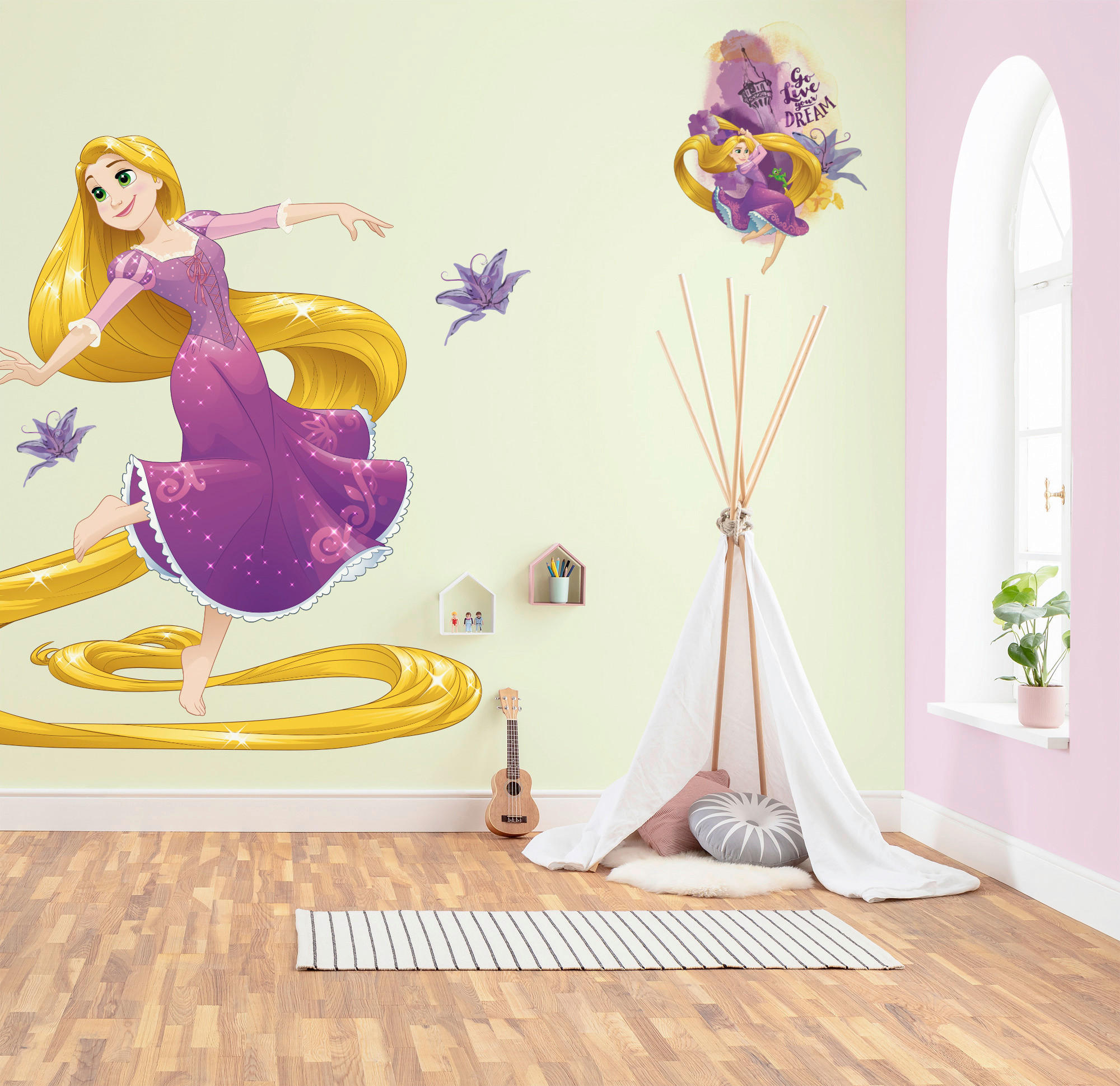 Komar Fototapete Rapunzel XXL B/L: ca. 127x200 cm Rapunzel XXL - (127,00/200,00cm) - Komar