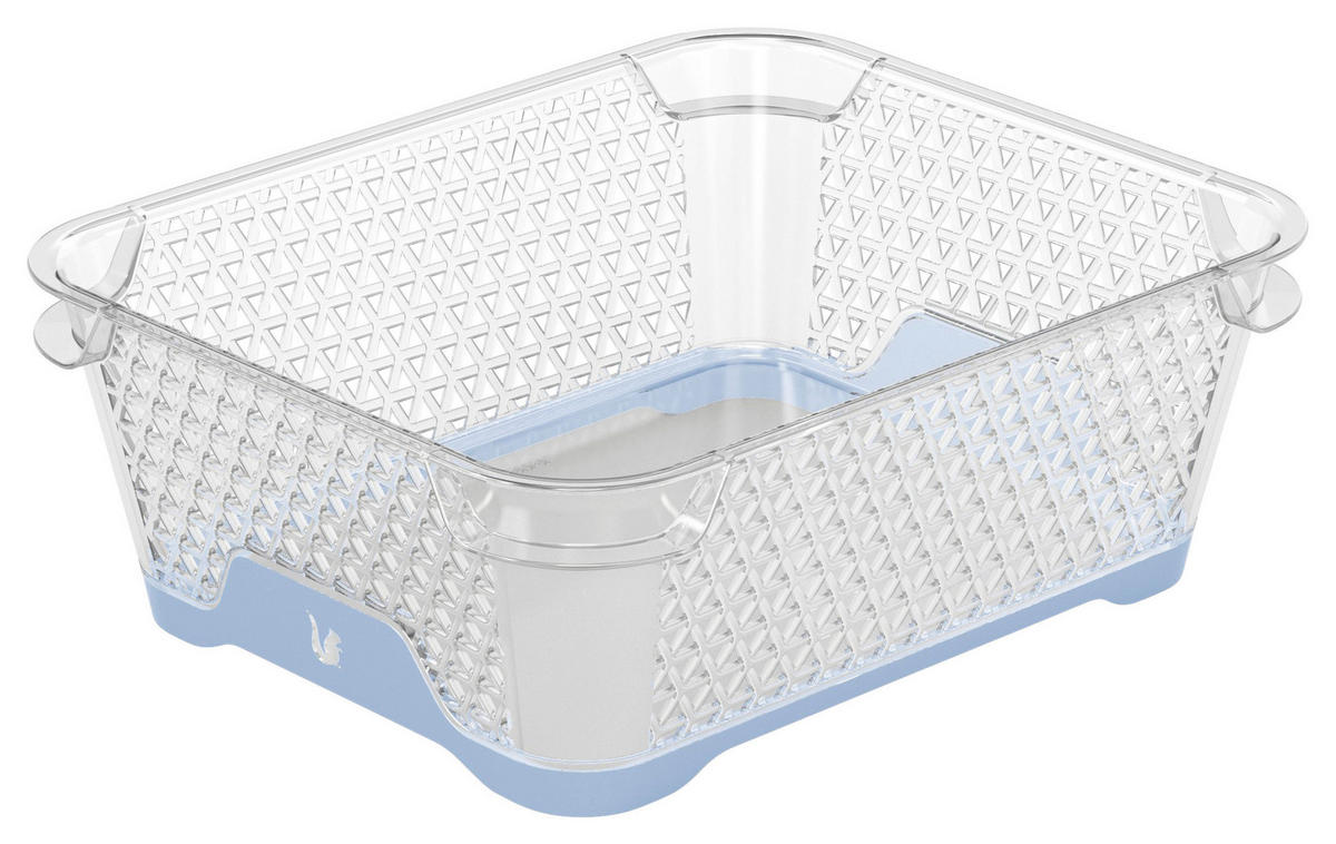 keeeper Stapelkörbchen blau B/H/L: ca. 16x7x20 cm Stapelkörbchen_Jonas - blau (20,00/16,00/7,00cm) - keeeper