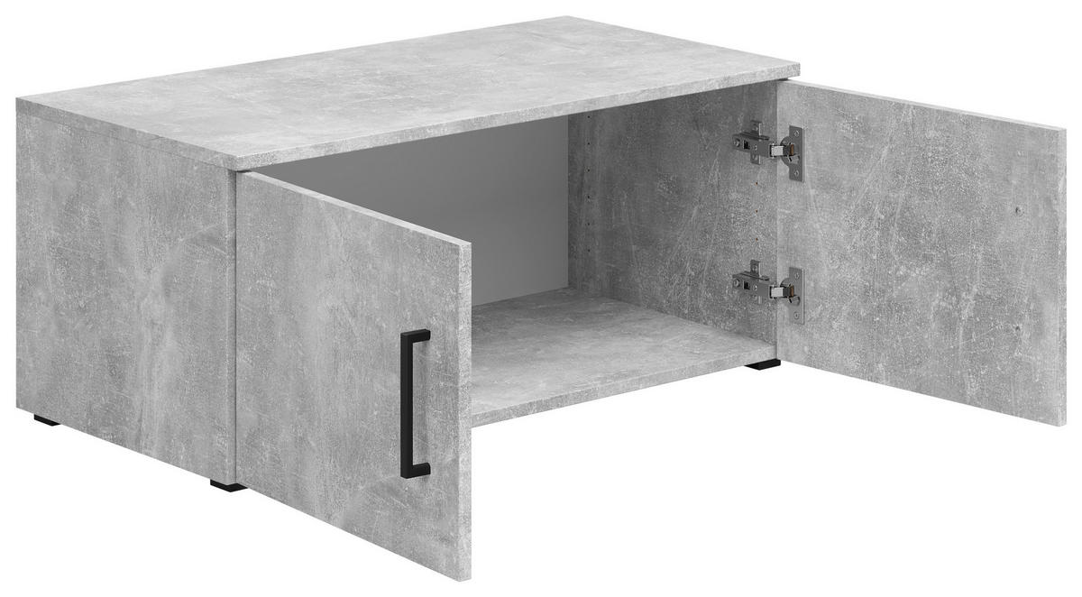 Aufsatz Multi-Stauraum Typ 22 Beton Optik B/H/T: ca. 80x35x40 cm Multi-Stauraum Typ 22 - Beton (80,00/35,00/40,00cm)